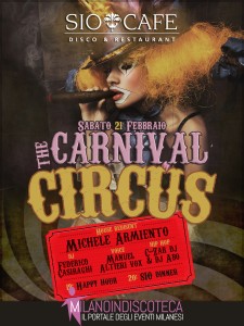 Carnevale Sio Cafe Milano Bicocca - milanoindiscoteca