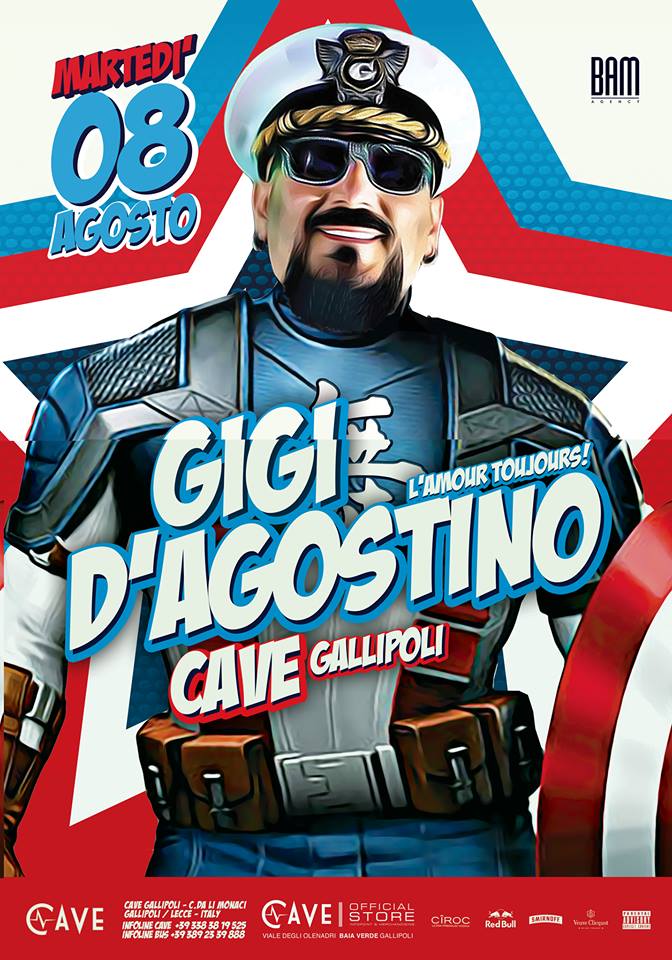 Gigi D’agostino Cave Gallipoli