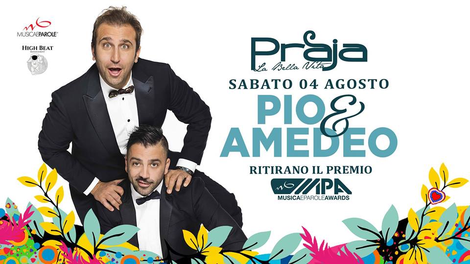 ANDREA DAMANTE CON PIO & AMEDEO -  PRAJA GALLIPOLI