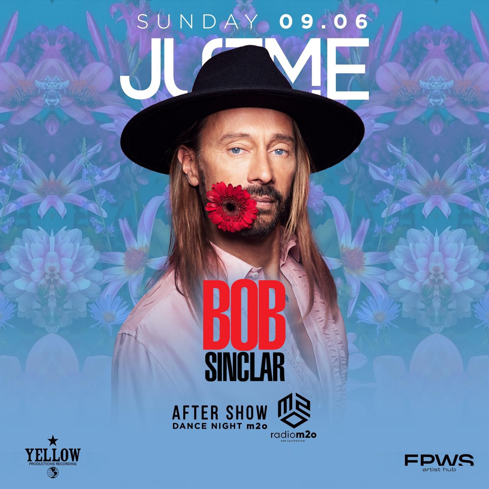 Bob Sinclar Justme Milano Domenica 9 Giugno 2024 Info 388-8945886