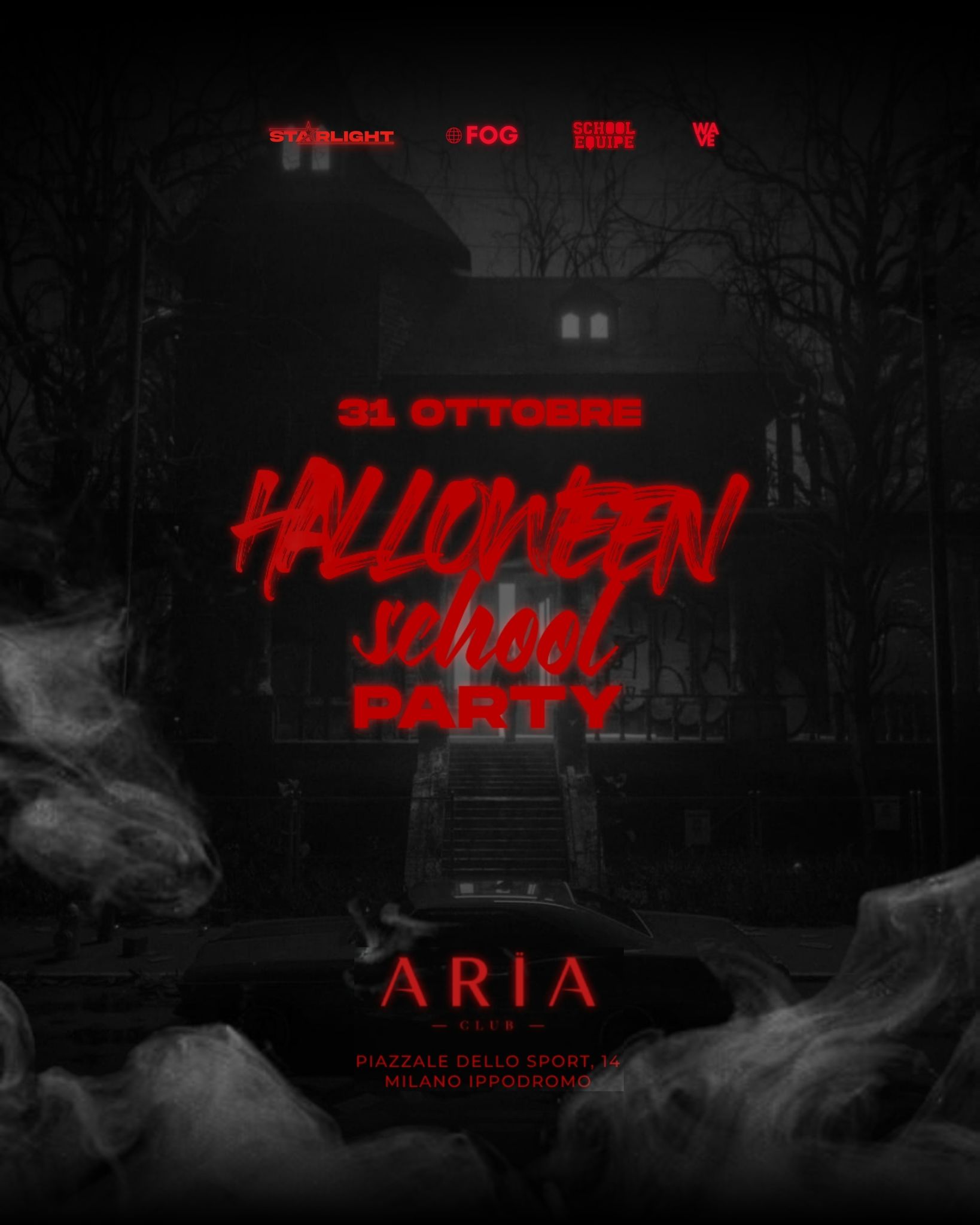 halloween aria club milano 2024 info 351-6641431