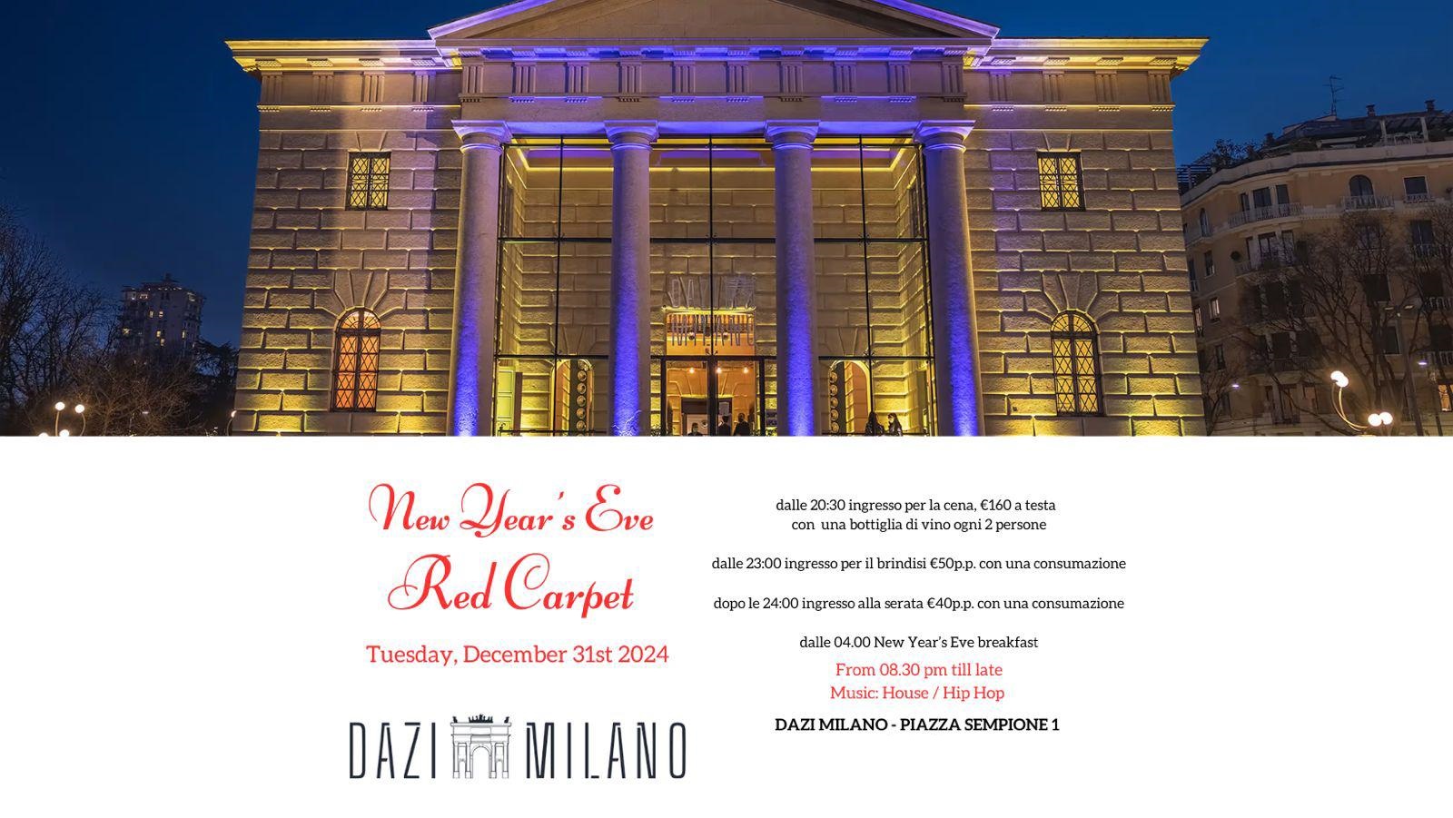 capodanno dazi milano 2025 info 351-6641431