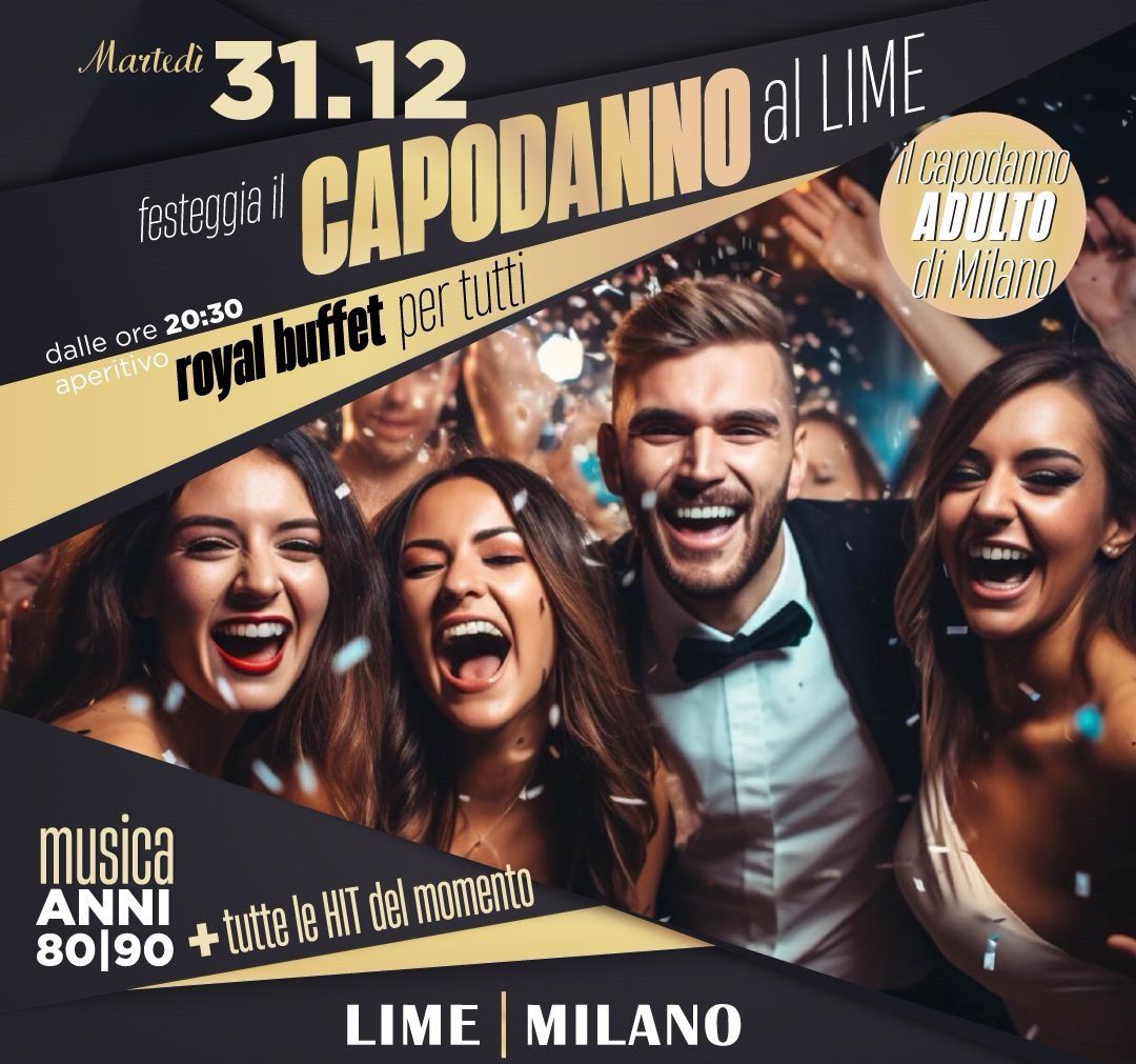 capodanno lime milano 2025 info 351-6641431