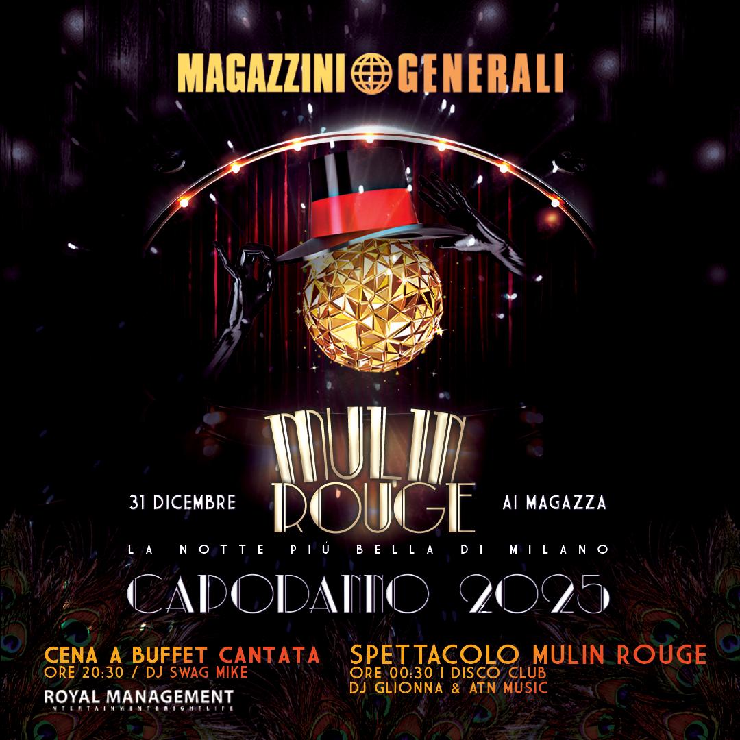 capodanno magazzini generali milano 2025 info 351-6641431