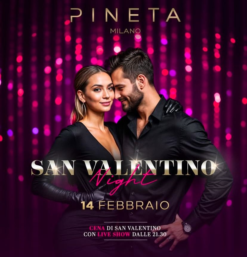 san valentino pineta milano 2025 info al 351-6641431