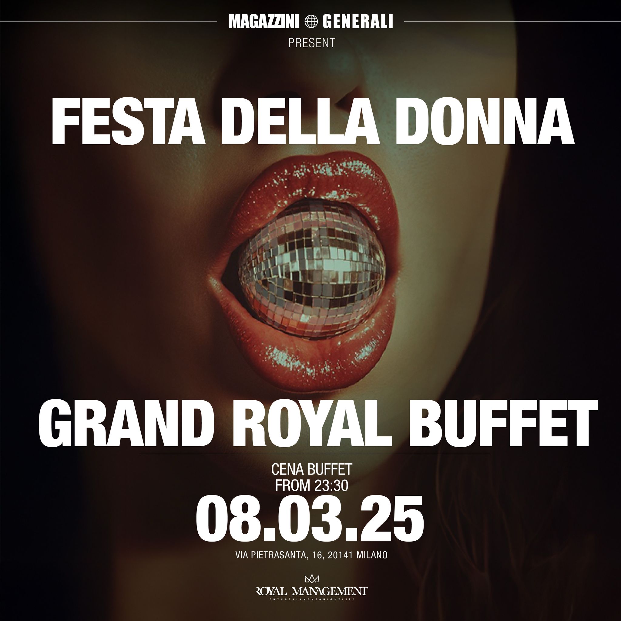 festa della donna magazzini generali milano 2025 info 351-6641431